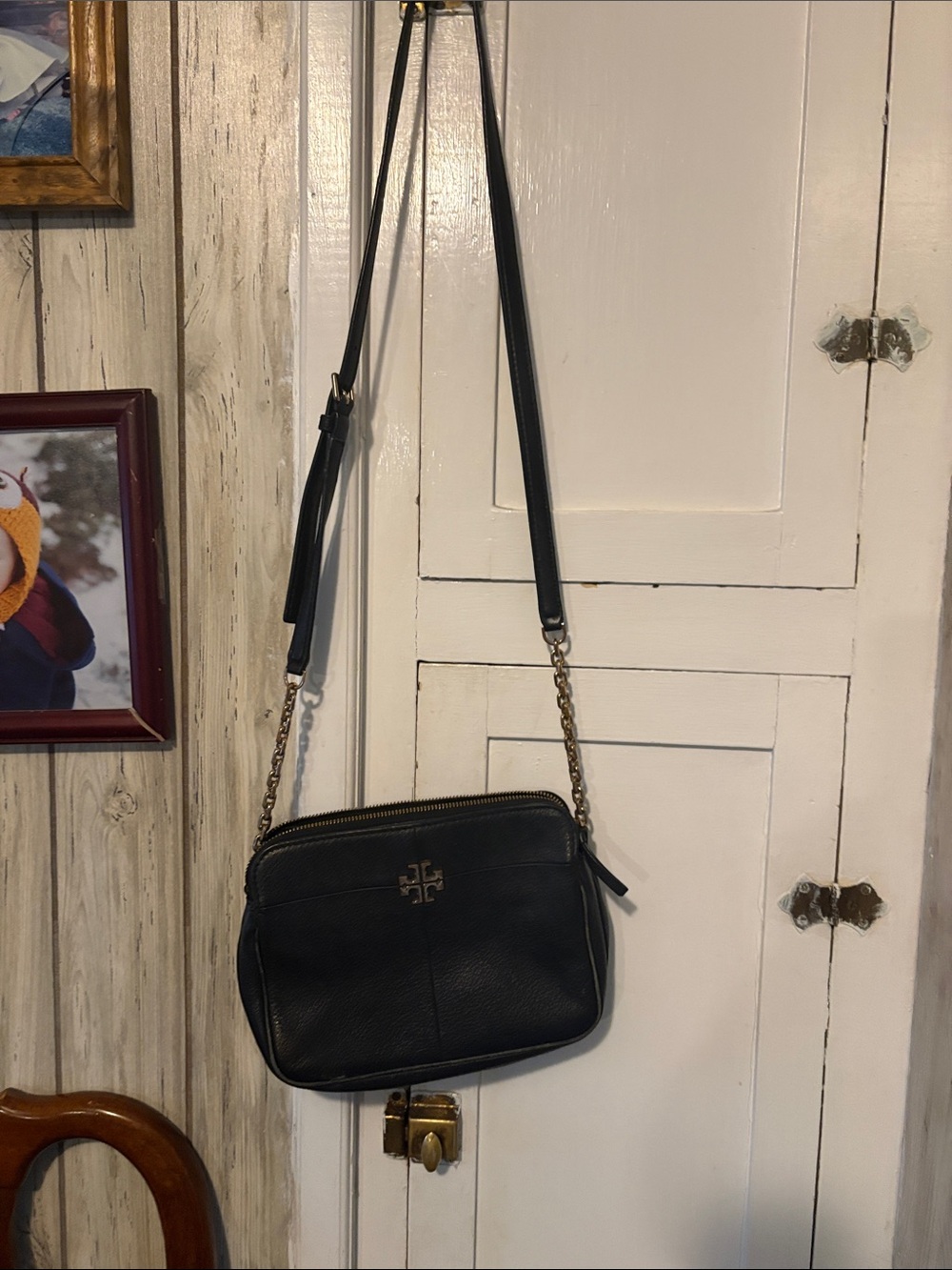 Tory Burch Leather Ivy Crossbody Bag